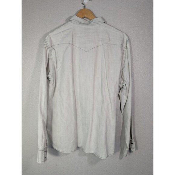 Lucky Brand Western Distinctive Shirt Mens XL Button Up Guaranteed Fit Sports115 - Picture 6 of 9
